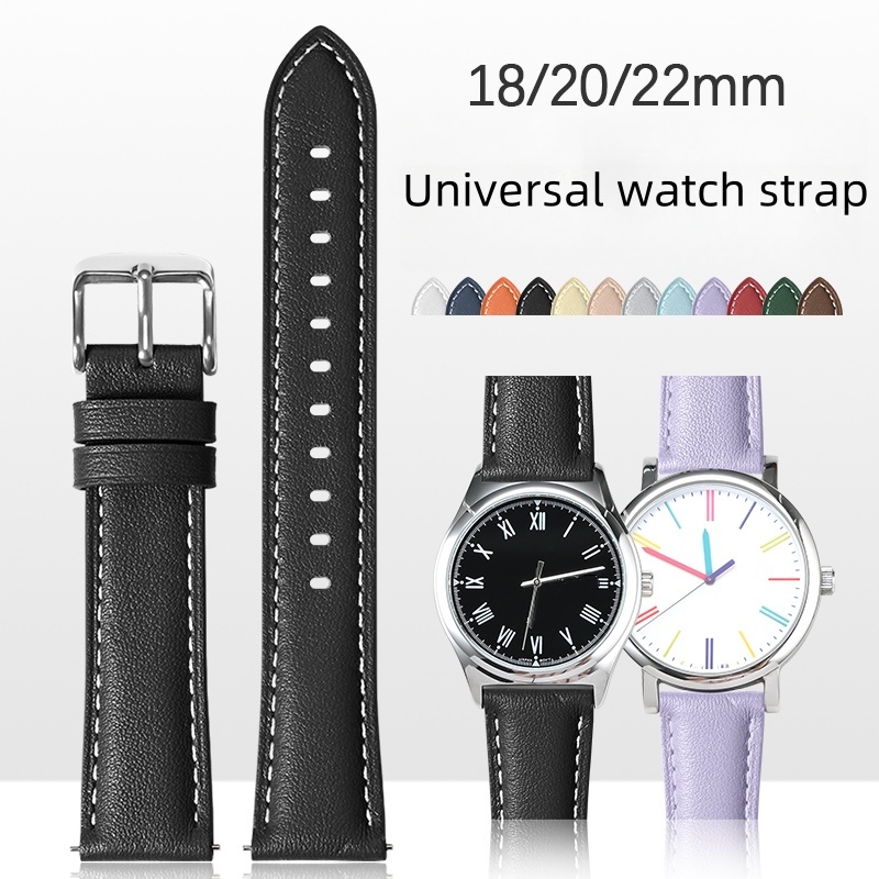 Tissot Watches Smartwatch - 18 มม.20 มม.22 มม.สร้อยข้อมือหนัง watchband QUICK