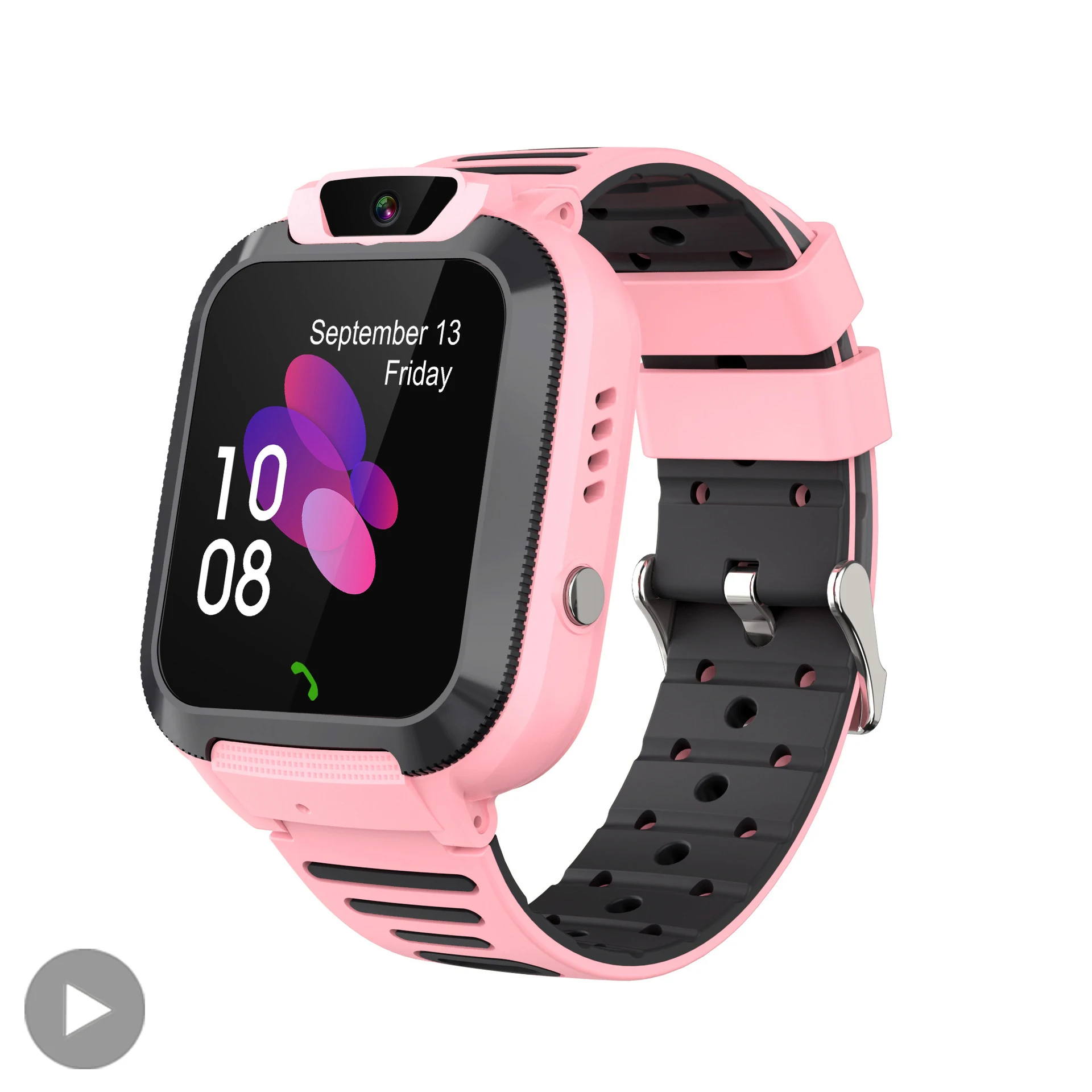 Smartwatch Watches For Kid Boy With Alarm - นาฬิกาข้อมือสมาร์ทวอทช์สำหรับเด็ก, นาฬิกาอัจฉริยะสมาร์ทวอท์ชสำหรับเด็กเด็กหญิงเด็กชายระบบติดตาม GPS กันน้ำเชื่อมต่อดิจิตอลอิเล็กทรอนิกส์ได้