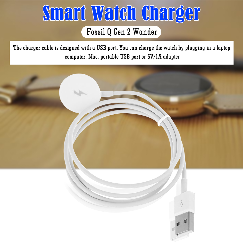 Fossil Watches Smartwatch Charger - สายชาร์จนาฬิกา สาย USB สำหรับชาร์จ แท่นชาร์จ สายไฟสำหรับนาฬิกา
