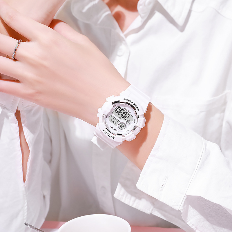 แฟชั่นนาฬิกาเด็กส่องสว่างกันน้ - Smartwatch Watches For Kid Boy With Alarm บทวิจารณ์และราคา
