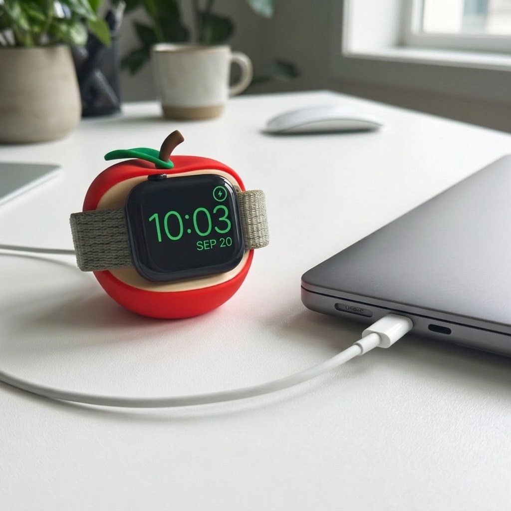 แท่นชาร์จนาฬิกาซิลิโคนสำหรับแอ - Watch Charging Dock บทวิจารณ์และราคา