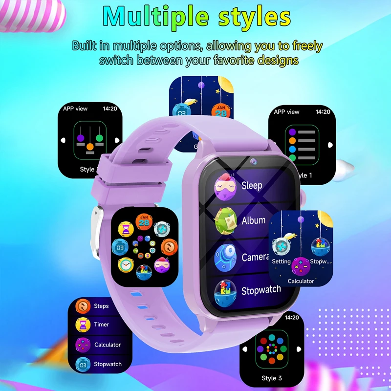 เกมเด็กสมาร์ทนาฬิกาไฟฉายกันน้ำ - Smartwatch Watches For Kid Boy With Alarm บทวิจารณ์และราคา