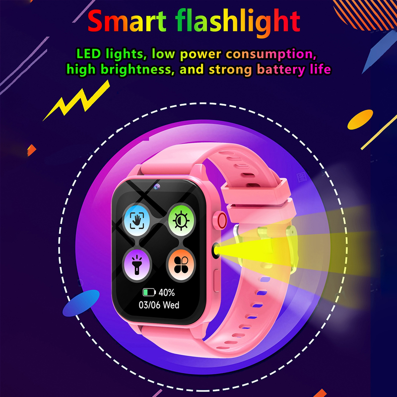 เกมเด็กสมาร์ทนาฬิกาไฟฉายกันน้ำ - Smartwatch Watches For Kid Boy With Alarm บทวิจารณ์และราคา