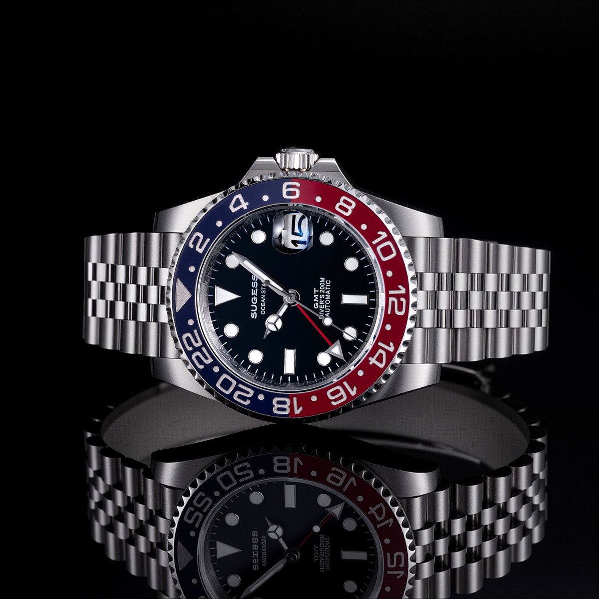 นาฬิกาดำน้ำ Sugess GMT สำหรับผ - Cartier Watch Santos บทวิจารณ์และราคา