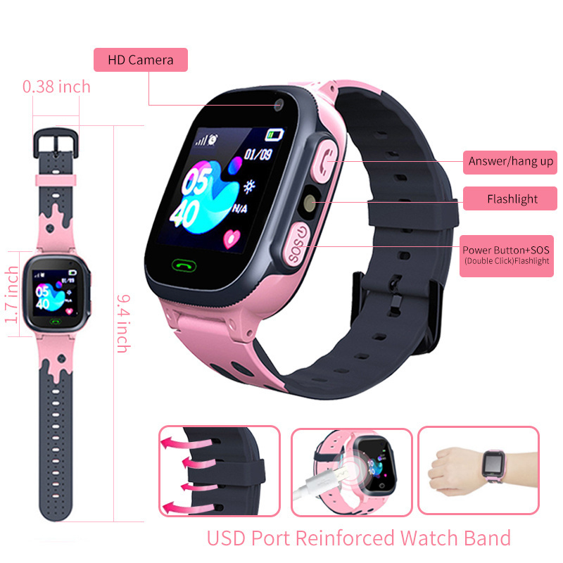 เด็กดูสมาร์ทนาฬิกาอัจฉริยะกันน - Smartwatch Watches For Kid Boy With Alarm บทวิจารณ์และราคา