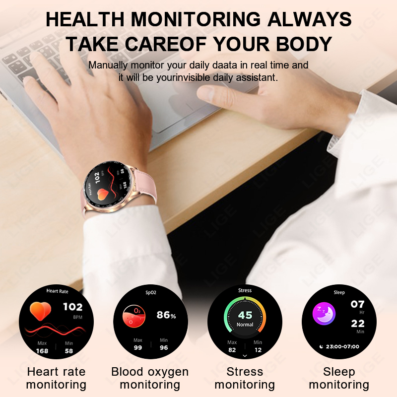 2 In 1 TWSชุดหูฟังสมาร์ทนาฬิกา - Smartwatch Noise Watches For Women บทวิจารณ์และราคา