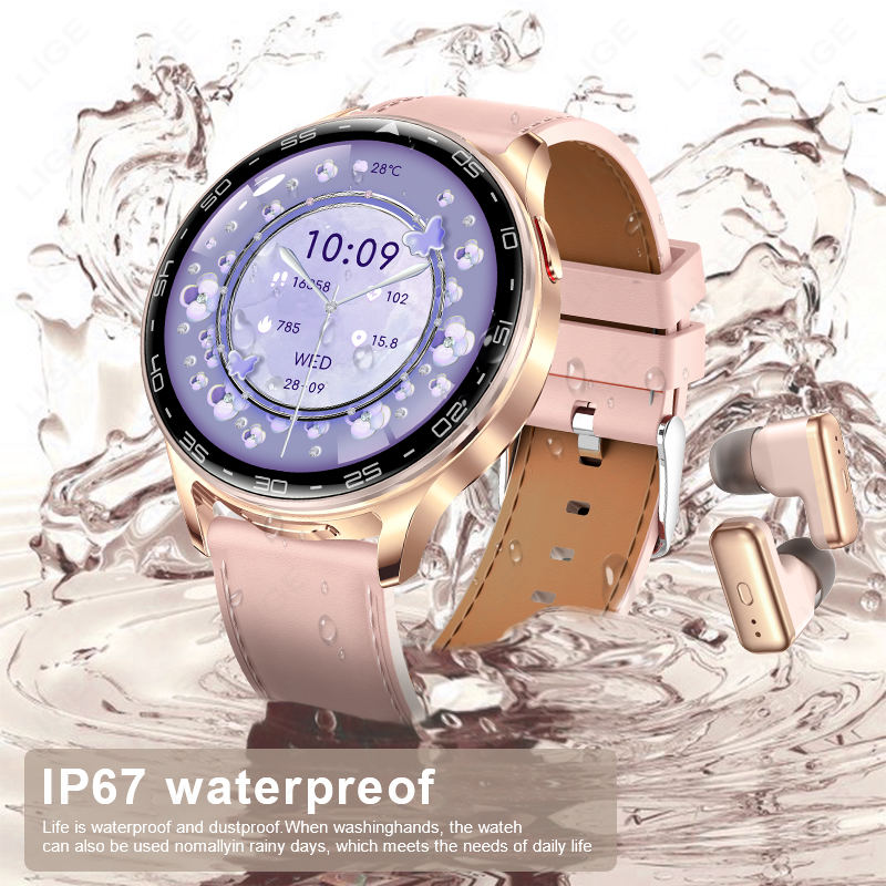 2 In 1 TWSชุดหูฟังสมาร์ทนาฬิกา - Smartwatch Noise Watches For Women บทวิจารณ์และราคา