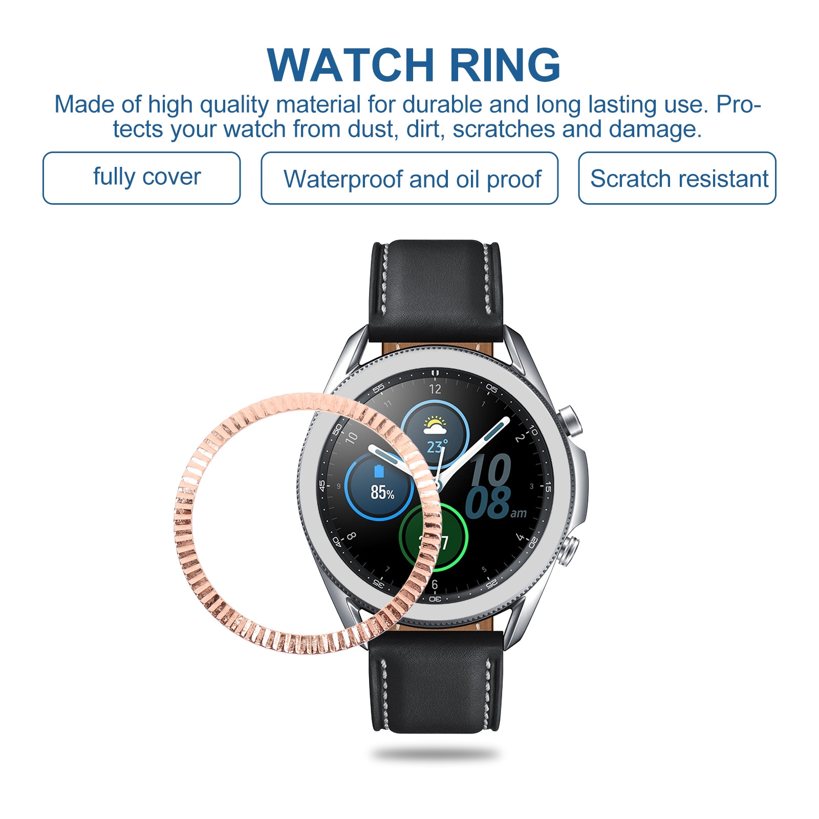 ขอบหน้าปัดนาฬิกาโลหะลายคลื่น 1 - Kids Watches Not Smartwatch บทวิจารณ์และราคา