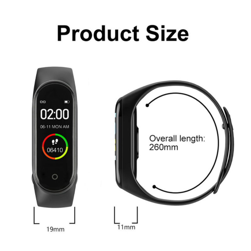 M4นาฬิกาสมาร์ทกีฬาสายรัดข้อมือ - Smartwatch Ladies Watches Branded บทวิจารณ์และราคา