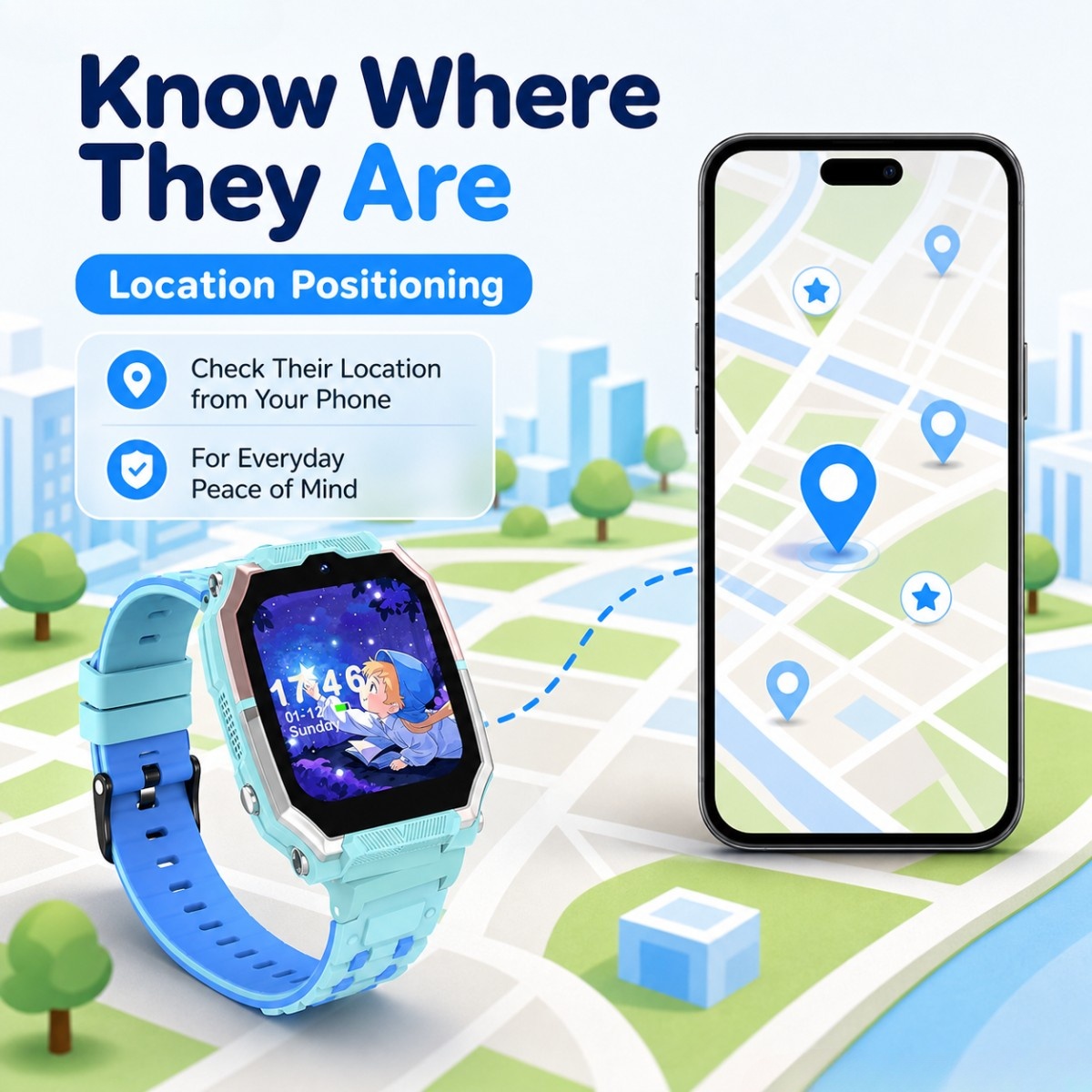 นาฬิกาอัจฉริยะ SHXI H15 4G สำห - Kids Watches Not Smartwatch บทวิจารณ์และราคา